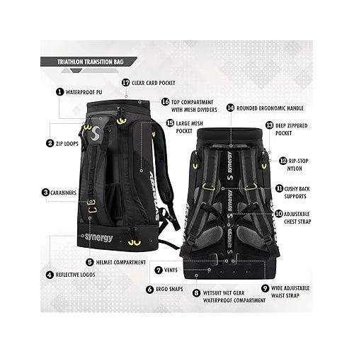  Synergy Triathlon Transition Bag Backpack