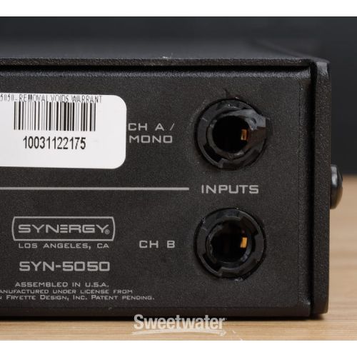  Synergy SYN-5050 Rackmount 2 x 50-watt Tube Amp Used