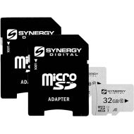 Synergy Digital 32GB Micro SDHC Secure Digital UHS-I Memory Cards, Compatible with SOLOSHOT Optic65 Camcorder - Class 10, U1, 100MB/s, 300 Series - Pack of 2
