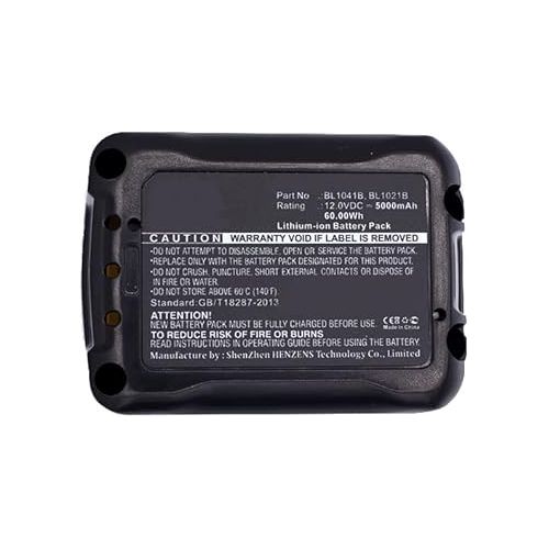  Synergy Digital Power Tool Battery, Compatible with Makita CL106FDSMW Power Tool, (Li-Ion, 12V, 5000 mAh) Ultra High Capacity, Compatible with Makita BL1021B Battery