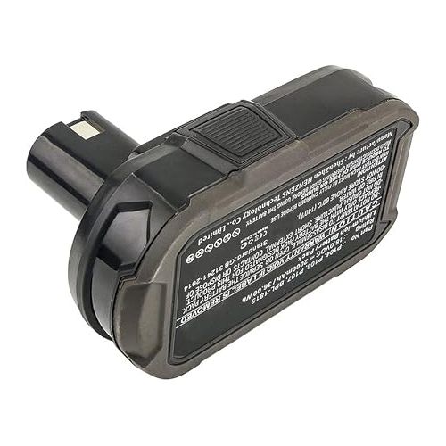  Synergy Digital Power Tool Battery, Compatible with Ryobi BPL-1815 Power Tool Battery (Li-ion, 18V, 2000mAh)