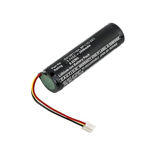  Synergy Digital Recorder Battery, Compatible with Tascam MP-GT1 Recorder, (Li-ion, 3.7V, 2600mAh) Ultra High Capacity, Replacement for Tascam E01587110A Battery