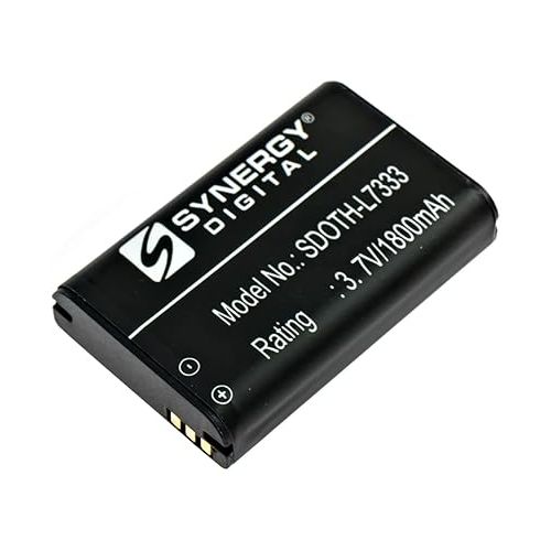  Synergy Digital Recorder Batteries, Compatible with Tascam BP-L2 Recorder Batteries (Li-Ion, 3.7V, 1800 mAh), Set of 2