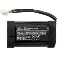 Synergy Digital Speaker Battery, Compatible with Bang & Olufsen BeoPlay P6 Speaker, (Li-ion, 7.4V, 3400mAh) Ultra High Capacity, Replacement for Bang & Olufsen 2INR19/66, C129D1 Battery