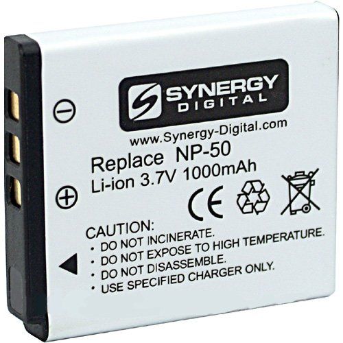  Synergy Digital Camera Battery, Works with Fujifilm FinePix F660EXR Digital Camera, (li-ion, 3.7V, 1000 mAh) Ultra Hi-Capacity, Compatible with Fuji NP-50 Battery