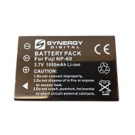 Synergy Digital SDNP60 Lithium-Ion Battery - Rechargeable Ultra High Capacity (3.7V 1050 mAh) - Replacement for Fuji NP-60, Pentax D-L12, Kodak KLIC-5000, Samsung SLB-1037 Batteries For Fujifilm F