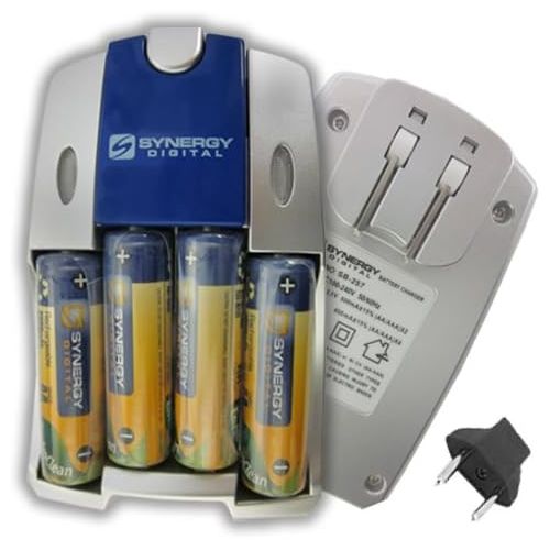  Synergy Digital Quick Battery Charger #SB-257, Nikon Coolpix L810 Digital Camera Battery Charger Replacement of 4 AA and AAA NiMH 2800mAh Rechargeable Batteries, with Charger