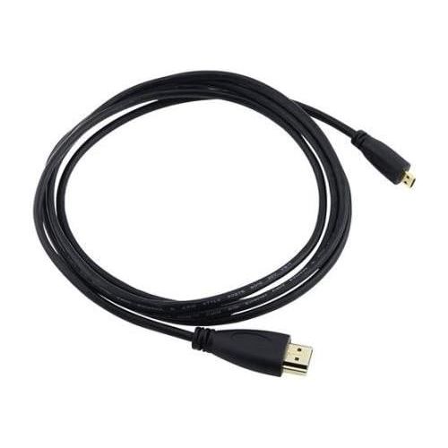  Synergy Digital HDMI Cable Compatible with Nikon Coolpix L840 Digital Camera AV / HDMI Cable 5 Foot High Definition Micro HDMI (Type D) To HDMI (Type A) Cable