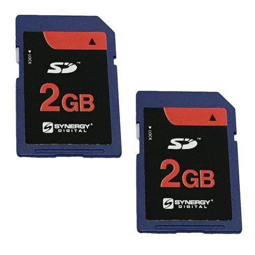  Synergy Digital Nikon D50 Digital Camera Memory Card 2X 2GB Standard Secure Digital (SD) Memory Card (1 Twin Pack)