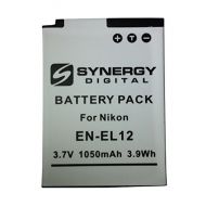 Synergy Digital Camera Battery, Works with Nikon Coolpix S9300 Digital Camera, (Li-Ion, 3.7V, 1050 mAh) Ultra Hi-Capacity, Compatible with Nikon EN-EL12 Battery