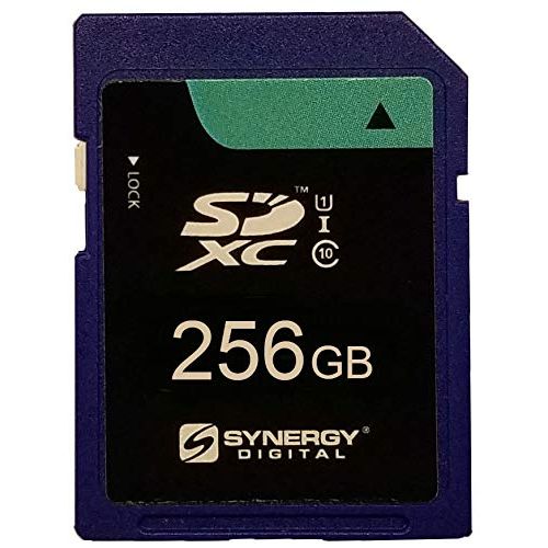  Synergy Digital Camera Memory Card, Works with Polaroid Mint Instant Digital Camera, 256GB Secure Digital (SDXC) Class 10 Extreme Capacity Memory Card