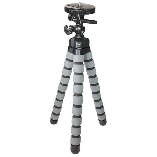  Synergy Digital Digital Camera Tripod, Compatible with Ricoh Theta SC2 4K 360 Digital Camera, Flexible Tripod - for Digital Cameras and Camcorders Approx Height 13 inches