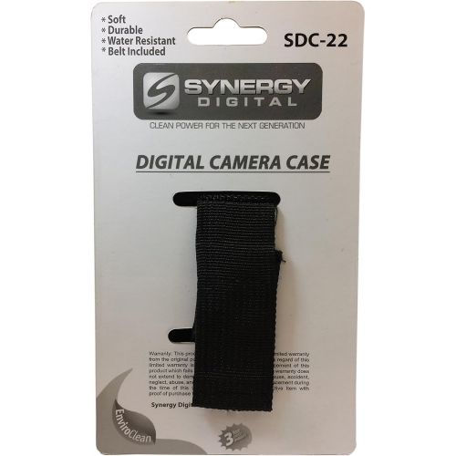  Synergy Digital Panasonic Lumix DMC-TS25 Digital Camera Case Medium Point & Shoot Digital Camera Case, Black/Grey - Replacement by Synergy