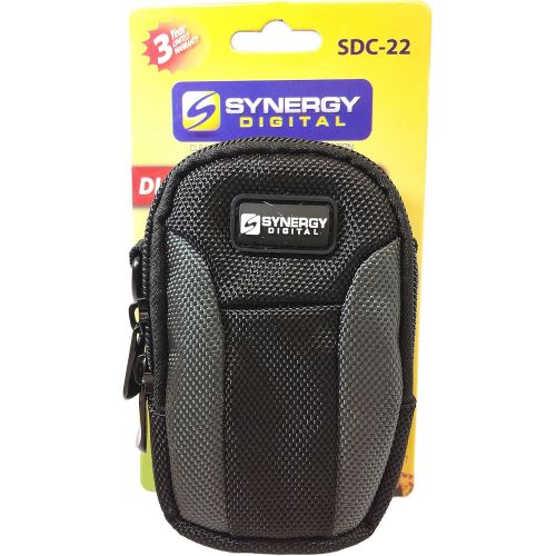  Synergy Digital Panasonic Lumix DMC-TS25 Digital Camera Case Medium Point & Shoot Digital Camera Case, Black/Grey - Replacement by Synergy