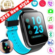 Synmila 1.54 Smartwatch Sport Fitness Tracker for Women Men with Blood Pressure Heart Rate Monitor Kid Health Monitor Activity Tracker Watch Pedometer Calorie BT Call SMS Camera Music Holi