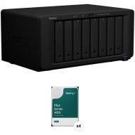 Synology 32TB DiskStation DS1821+ 8-Bay NAS Enclosure Kit with Synology NAS Drives (4 x 8TB)