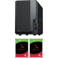 Synology 8TB DiskStation DS223 2-Bay NAS Enclosure Kit with Seagate IronWolf NAS Drives (2 x 4TB)
