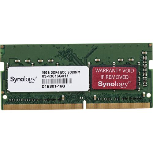  Synology 16GB DDR4 SO-DIMM ECC Memory Module