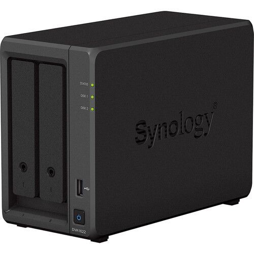  Synology DVA1622 16-Channel 2-Bay Deep Learning NVR (No HDD)