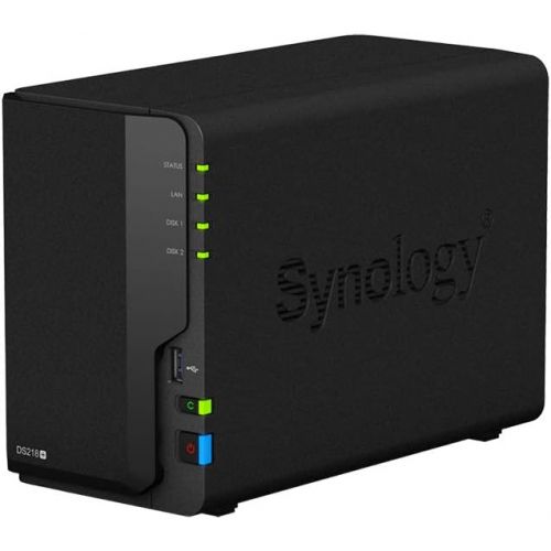  Synology DiskStation DS218+ Mini Desktop NAS Server, Intel Celeron J3355 Dual-Core, 6GB DDR3L Synology SDRAM, 4TB SSD, Synology DSM Software