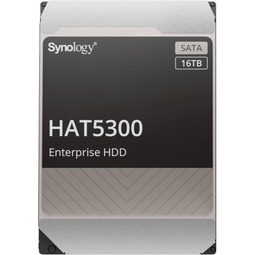  Synology HAT5300-16T 16TB 7200RPM SATA 6.0 GB/s 512e 3.5 inch SATA Enterprise Hard Drive