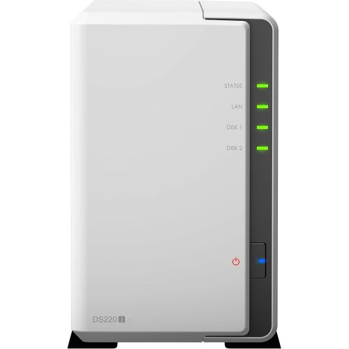  [아마존베스트]Synology 2 bay NAS DiskStation DS220j (Diskless), 2-bay; 512MB DDR4