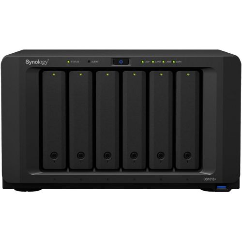  [아마존베스트]Synology DiskStation DS1618+ NAS Server for Business with Intel 2.1GHz CPU, 32GB Memory, 12TB SSD Storage, Synology DSM Operating System, iSCSI Target Ready