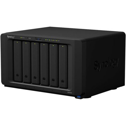  [아마존베스트]Synology DiskStation DS1618+ NAS Server for Business with Intel 2.1GHz CPU, 32GB Memory, 12TB SSD Storage, Synology DSM Operating System, iSCSI Target Ready