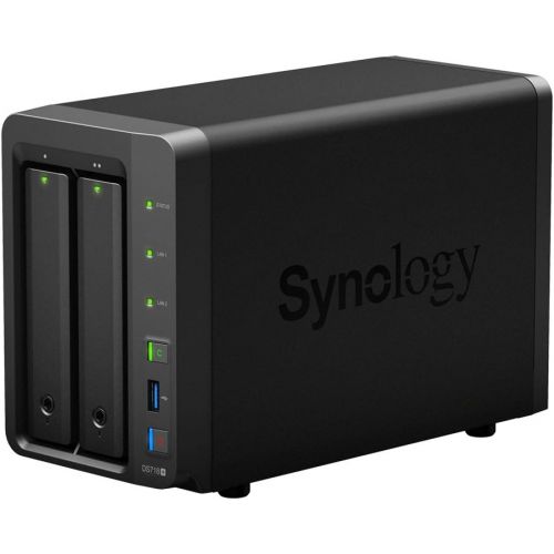  [아마존베스트]Synology DiskStation DS718+ NAS Server for Business with Intel Celeron CPU, 6GB Memory, 4TB SSD Storage, Synology DSM Operating System