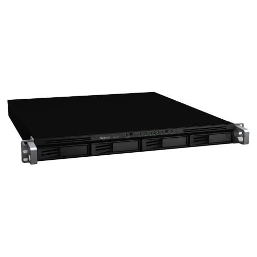  Synology RX410 4-Bay Plug-n-Use 1U Rackmount Expansion Unit to Add Disks to RS810+RS810RP+RS812 Network Attached Storage (Black)