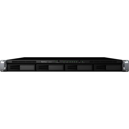  Synology RX410 4-Bay Plug-n-Use 1U Rackmount Expansion Unit to Add Disks to RS810+RS810RP+RS812 Network Attached Storage (Black)