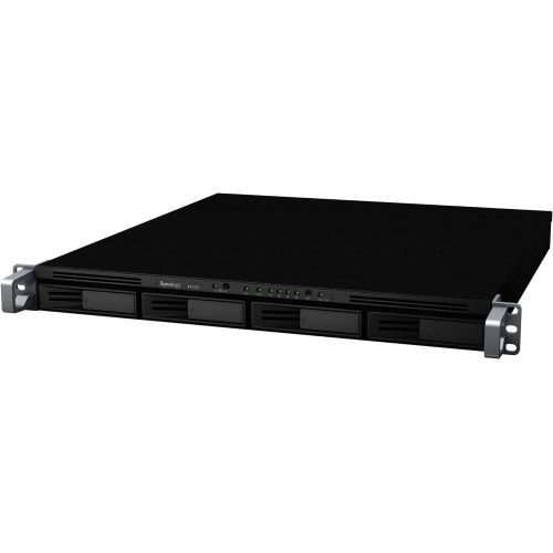  Synology RX410 4-Bay Plug-n-Use 1U Rackmount Expansion Unit to Add Disks to RS810+RS810RP+RS812 Network Attached Storage (Black)