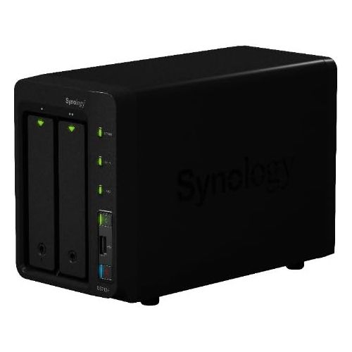  Synology DiskStation 2-Bay (Diskless) Network Attached Storage DS712+ (Black)