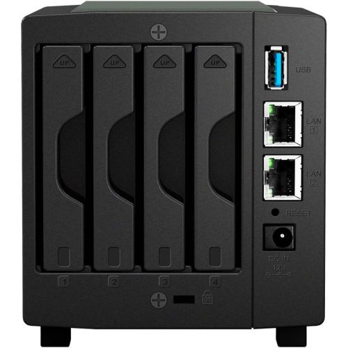  Synology DiskStation 4-Bay (Diskless) Network Attached Storage DS411SLIM (Black)