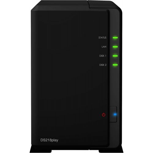  Synology 2 bay NAS Disk Station, DS218play (Diskless)