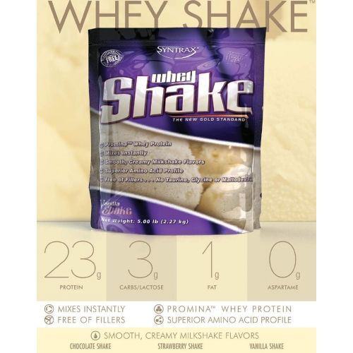  Syntrax Whey Shake, Chocolate Shake, 5 Pounds