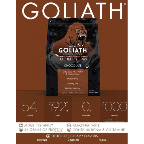  Syntrax Goliath, Chocolate, 12 Pounds