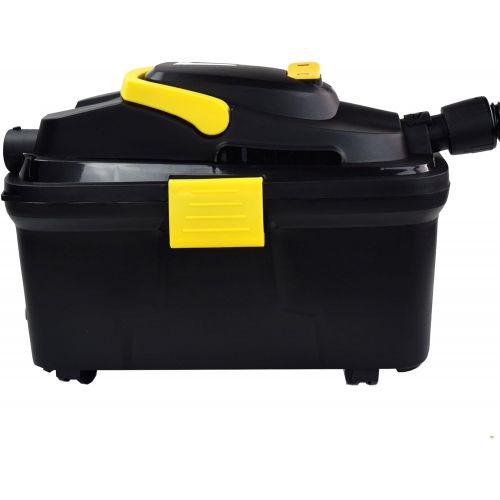  Syntrox Germany 10 Liter Staubsauger 1800 Watt max. Industriesauger Nass und Trockensauger mit Ablassventil