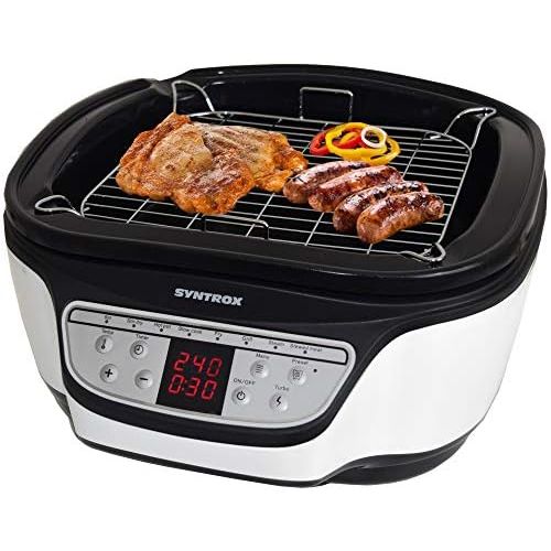  Syntrox Germany Programmierbarer Multicooker Multikocher 8in1 mit Digital Panel MC-1500W Variety