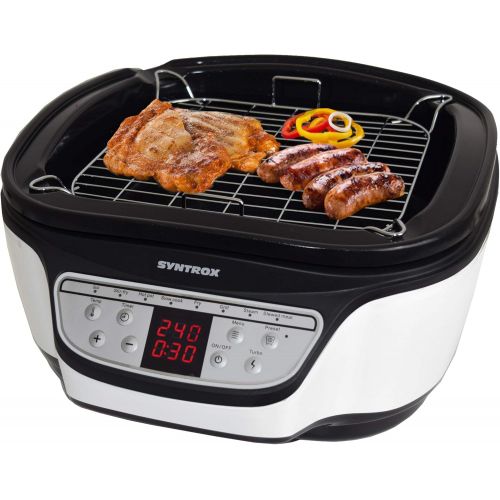  Syntrox Germany Programmierbarer Multicooker Multikocher 8in1 mit Digital Panel MC-1500W Variety