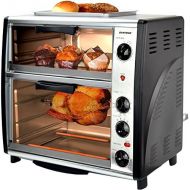 Syntrox Germany 42 Liter Edelstahl Doppel Backofen mit Barbecue