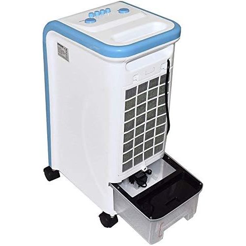  Syntrox Germany 4 in 1 Luftkuehler Blau 800m³/h 4 Liter Tank Ventilator Luftbefeuchter und Lufterfrischer