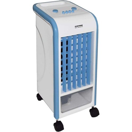  Syntrox Germany 4 in 1 Luftkuehler Blau 800m³/h 4 Liter Tank Ventilator Luftbefeuchter und Lufterfrischer