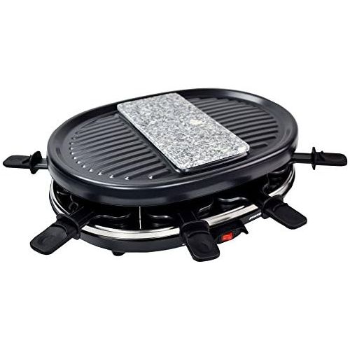  [아마존베스트]Syntrox Germany Raclette Jura with Grill and Hot Stone for 8 People