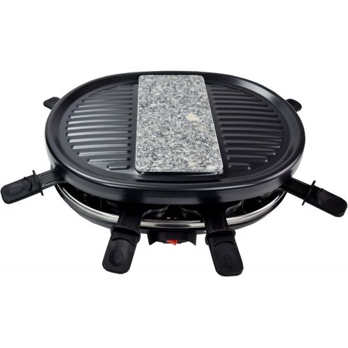  [아마존베스트]Syntrox Germany Raclette Jura with Grill and Hot Stone for 8 People