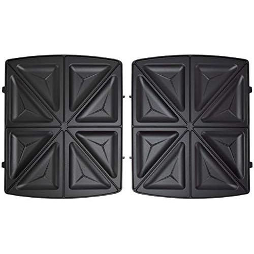  [아마존베스트]Syntrox Germany 1 set of sandwich plates suitable for Syntrox Chef Maker ZN-2000W and Efbe Schott Zaubernuss ZN 800 XXL