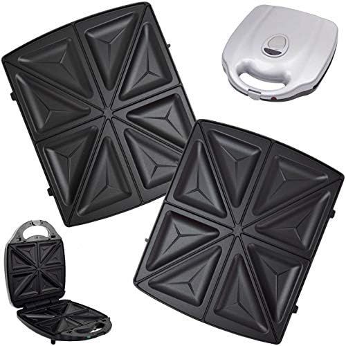  [아마존베스트]Syntrox Germany 1 set of sandwich plates suitable for Syntrox Chef Maker ZN-2000W and Efbe Schott Zaubernuss ZN 800 XXL