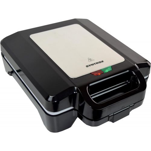  [아마존베스트]Syntrox Germany 1600 Watt XLC Shell Sandwich Maker with Ceramic Coating for Making 4 Sandwiches Simultaneously