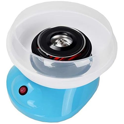  [아마존베스트]Syntrox Germany Electric Candy Maker Blue Cotton Candy Maker with Measuring Spoon and 10 Wooden Sticks