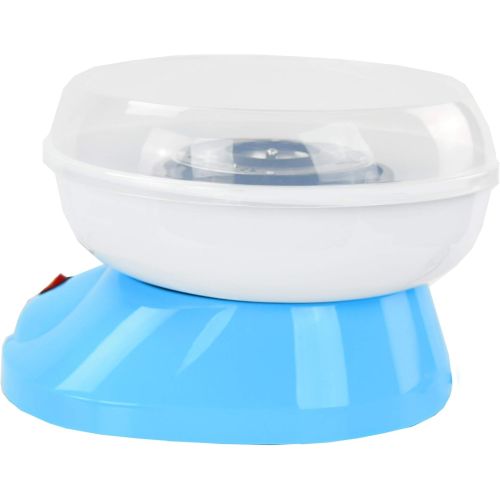  [아마존베스트]Syntrox Germany Electric Candy Maker Blue Cotton Candy Maker with Measuring Spoon and 10 Wooden Sticks